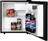 GE Spacemaker GMR02BAN 1.7 cu. ft. Compact Refrigerator with Manual Defrost & Recessed Handles