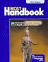 Holt Handbook: Solutions Manual, California Edition