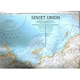 THE SOVIET UNION. Full-color National Geographic Map. February, 1976.