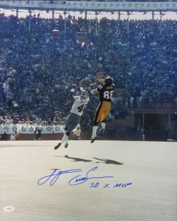 Lynn Swann Autographed Pittsburgh Steelers 16x20 Photo w/Super Bowl X MVP inscription