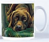 Eigenschaften Otter House  / Chocolate Labrador - Hunter Wellies - Mugs - Becher