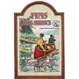 Rivers Edge Products Large Fins Guide Service Pub Sign