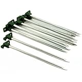 12 Camping Tent Spikes Lawn Gardening Tree Stake 10.5'