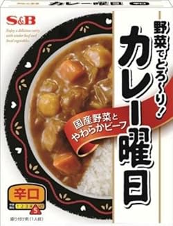 S&B カレー曜日 辛口 230g×5個