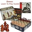 Kasparov Tin Chess Set (fls)