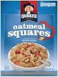 Quaker Oatmeal Squares, Crunchy Oatmeal Cereal with a Hint of Brown Sugar, 14.5-Ounce (Pack of 4)