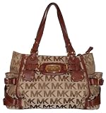 Michael Kors Purse Handbag Large Shoulder Satchel Beige/Mocha Reviews