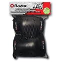 Razor Skateboard Youth Pro Pad Set (Black)