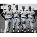 New York Mets 4 Signature B/W 16x20 (Ryan Seaver KoosmanGentry) (Nolan Ryan Holo)