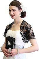 Womens Lace Bolero Jacket With Short Sleeve