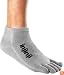 Injinji - 2012 - Performance Original Weight Micro Toesocks, Grey, Large