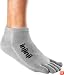 Injinji - 2012 - Performance Original Weight Micro Toesocks, Grey, X-Large