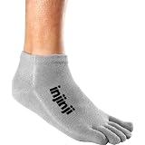 injinji Performance Micro Toesocks,Grey,Large