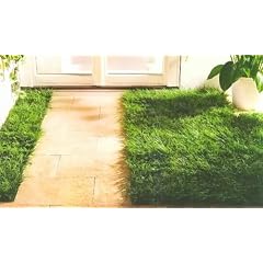 4x Wiesen Fliesen Rasen Kunstrasen Dekogras 25x25cm NEU
