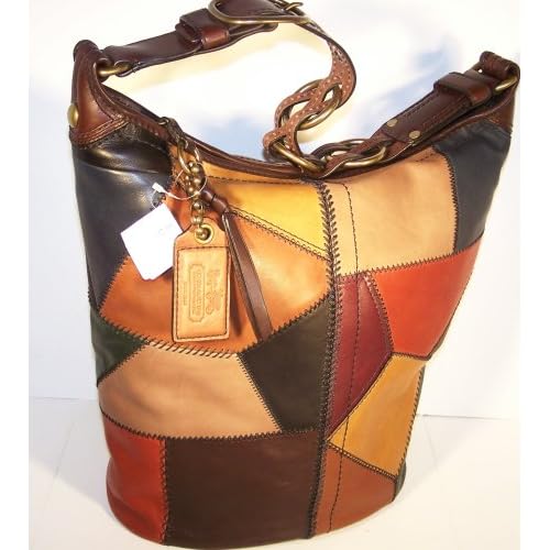 COACH HANDBAGS, COACH BLEECKER LEATHER PATCHWORK LARGE DUFFLE BAG