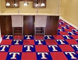 MLB Texas Rangers - CARPET TILES (18"x18")