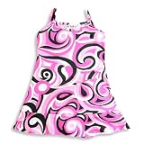 405 South by Anita G - Girls Tank Dress, Pink, Black
