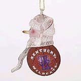 Kentucky Wildcats 2 1/2 Slam Dunk Snowman Acrylic Ornament (Set of 4)