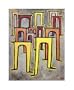 Viaducts Break Ranks Art Poster Print by Paul Klee, 23x29