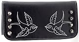 Lux De Ville Sparrows Cashout Wallet Retro Rockabilly Punk Rock Black Goth