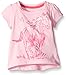 Carhartt Girls' Short Sleeve Tee , Horse Light Pink, 12 Months