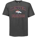 Denver Broncos Charcoal Heart and Soul T-shirt