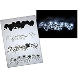 Step by Step Airbrush Stencil Template AS-065 M ca. 5,11" x 3,95"