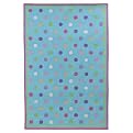 Circo Multi Dot Aqua Rug - 48x70"
