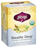 Yogi Breathe Deep, Herbal Tea Supplement, 16-Count Tea Bags (Pack of 6)