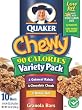 Quaker Chewy Granola Bar Low Fat Variety Pack, 8-Count Boxes (Pack of 12)