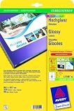 Avery Zweckform, L7765-40, 40 Blatt, Hochglanz-Etiketten als Produkt-, Werbe-Etiketten, 99, 1 x 67, 7 mm