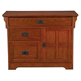 Wrightwood Collection Red Oak Finish Computer Desk