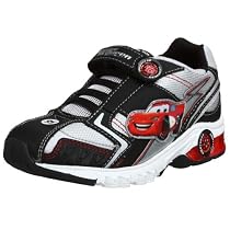 Disney Cars Little Kid Control Sneaker,Black/Red,11 M US Little Kid