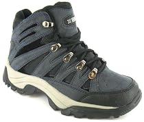 X-hiking "Everest" Boys Lace Up Hiking/Walking Boots - Black/Navy