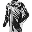 Fox Racing HC Vented Undertow Youth Boys MX Motorcycle Jersey w/ Free B&F Heart Sticker - Black
