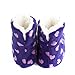 Leisureland Women's Fleece Lined Heart Design Bootie Slippers