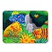 Jungle Scene, 2002 (acrylic on acrylic.. - Mouse Mat Art247 Highest Quality Natural Rubber Mouse Mats - Mouse Mat
