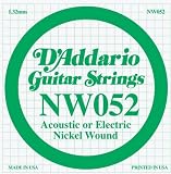 D'Addario Single Nickel Wound 052