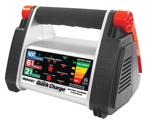 Rally 7531 10 Amp Quick Charge 12 Volt Battery Charger and Maintainer On Sale