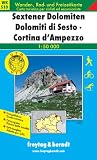 Freytag Berndt Wanderkarten, Sextener Dolomiten - Cortina d Ampezzo - Ma�stab 1:50 000