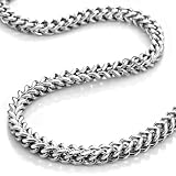 Mens Stainless Steel Silver Necklace Link Chain XL