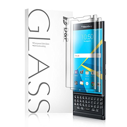 D&P High Definition TPU Clear Screen protector, Full Body Skin, Anti-Scratch, Anti-Bubble for BlackBerry Priv, 2-Pack