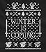 TeeStars Men's - Winter Is Coming Ugly Christmas Sweater Sweatshirt