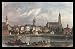 Johann Gabriel Friedrich Poppel (Straubing, Danube embankment with Ursulinnenkirche, ...
