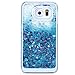 Samsung Galaxy S7, Towallmark Trend Glitter Star Liquid Back Phone Case Cover