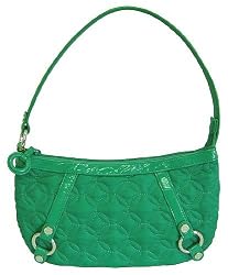Vera Bradley Carlyle Purse Handbag Nylon Green