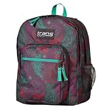 Trans by Jansport Supermax Forge Grey Scribblicious Backpack