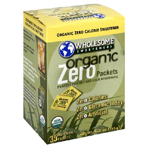 Wholesome Sweeteners Organic Zero 35-Count Packets (Pack of 3) by Honey