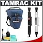Tamrac 515 Compact Zoom Pak Digital SLR Camera Bag Holster Case (Blue) + Accessory Kit for Canon Rebel T3, T3i, T1i, T2i, EOS 60D, 5D, 7D, Nikon D3000, D3100, D5000, D5100, D7000, D300s, Olympus Evolt E-5, E-30, E-620 & Sony Alpha A560, A580, A33, A35, A55