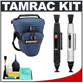 Tamrac 515 Compact Zoom Pak Camera Bag (Blue) + Accessory Kit for Canon Digital Rebel XTi,... by Tamrac